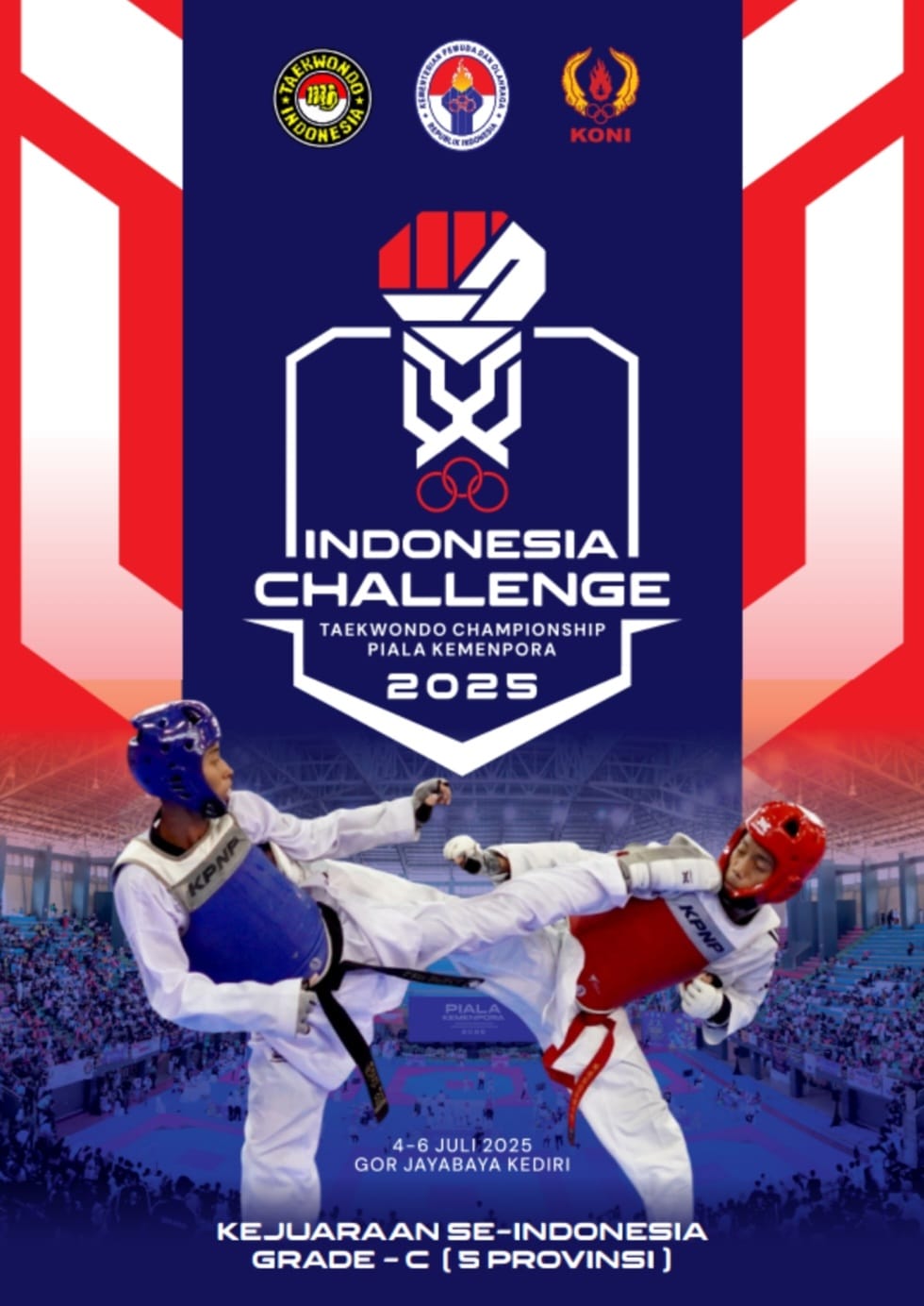 Ajang Pertarungan Prestasi Taekwondo di Tanah Air Taekwondo Indonesia Dojang bhirawa